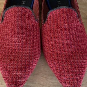 Very rare Scarlet Tweed “the point” Rothy’s!